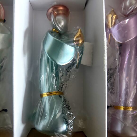 VTG HandCrafted Salviati Opalescent Art Glass Nativity 9 Piece Set Christmas NIB - Picture 7 of 12